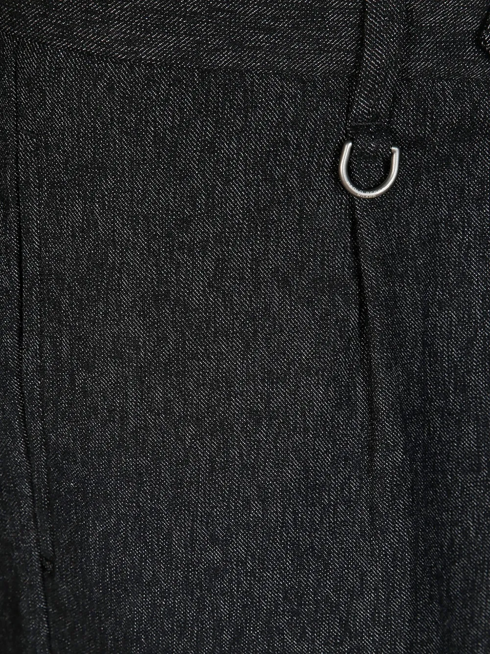 Paolo Pecora Broek met denim-effect Zwart