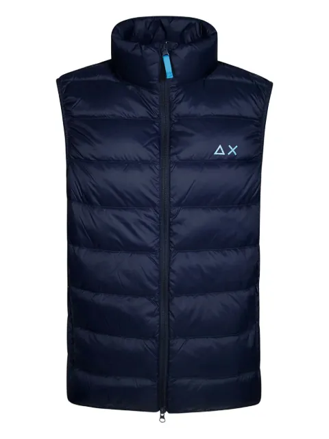 Sun68 logo padded gilet