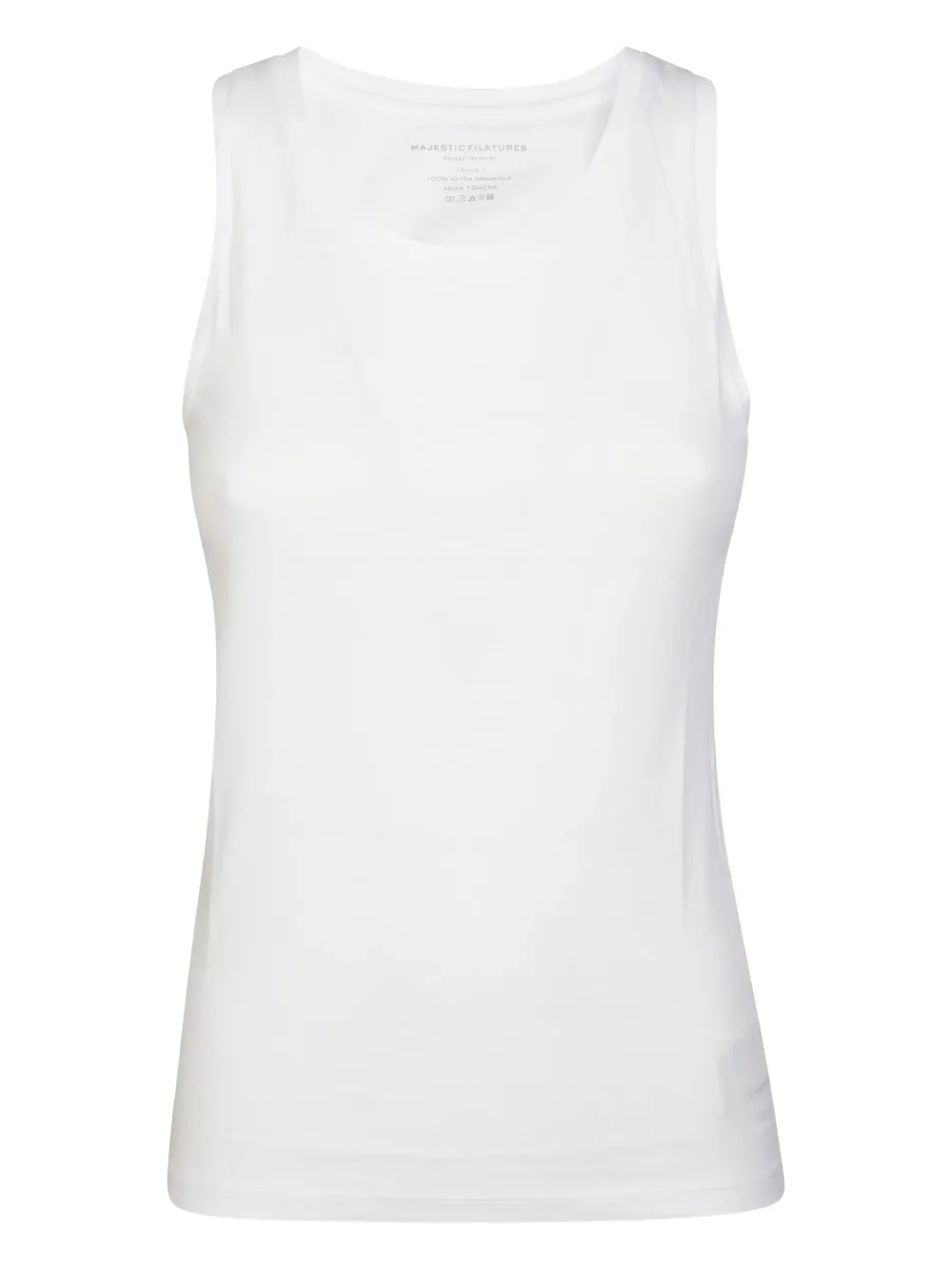 Majestic Classic Vest Top In Animal Print
