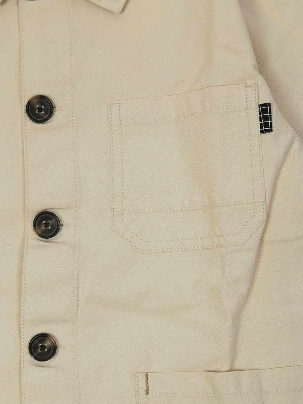 Molo Buttoned Pocket Jacket In Brown