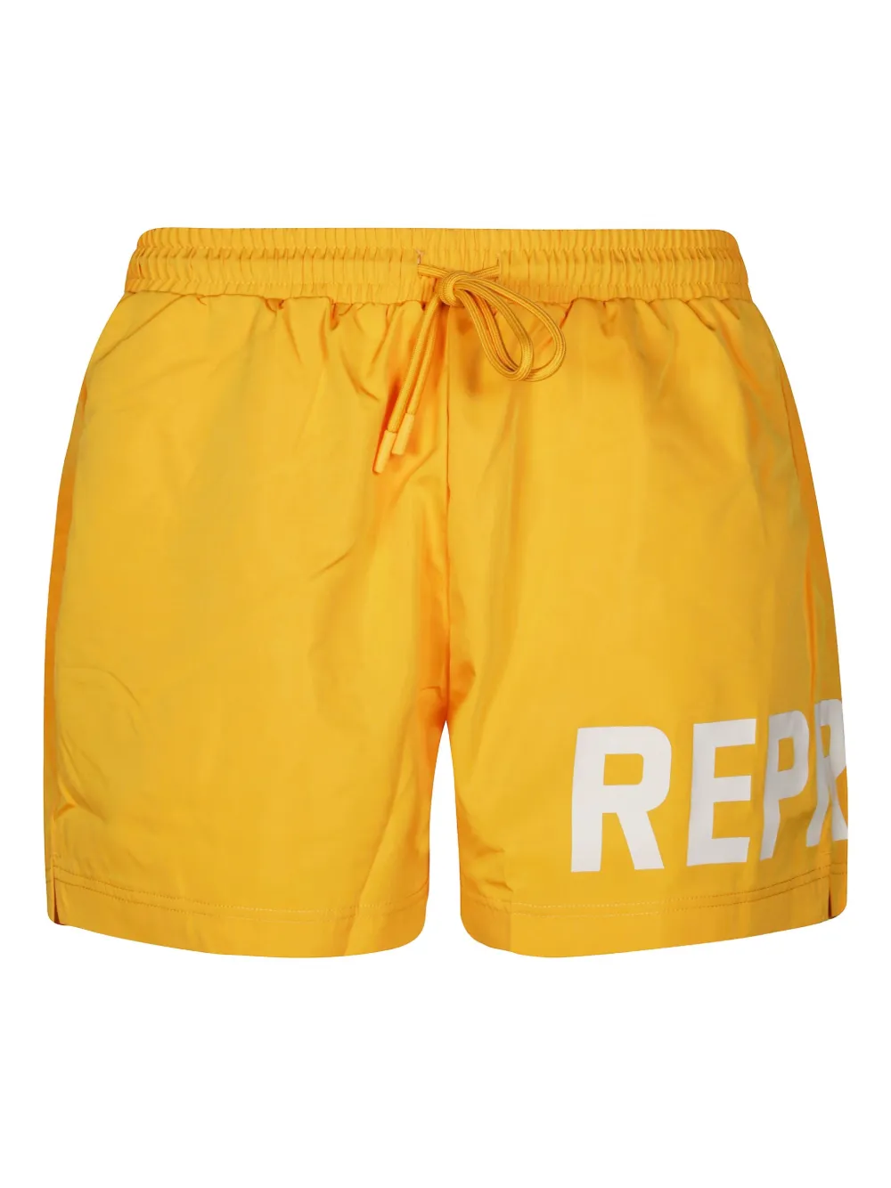 Represent drawstring swim shorts | Yellow | Image 1
