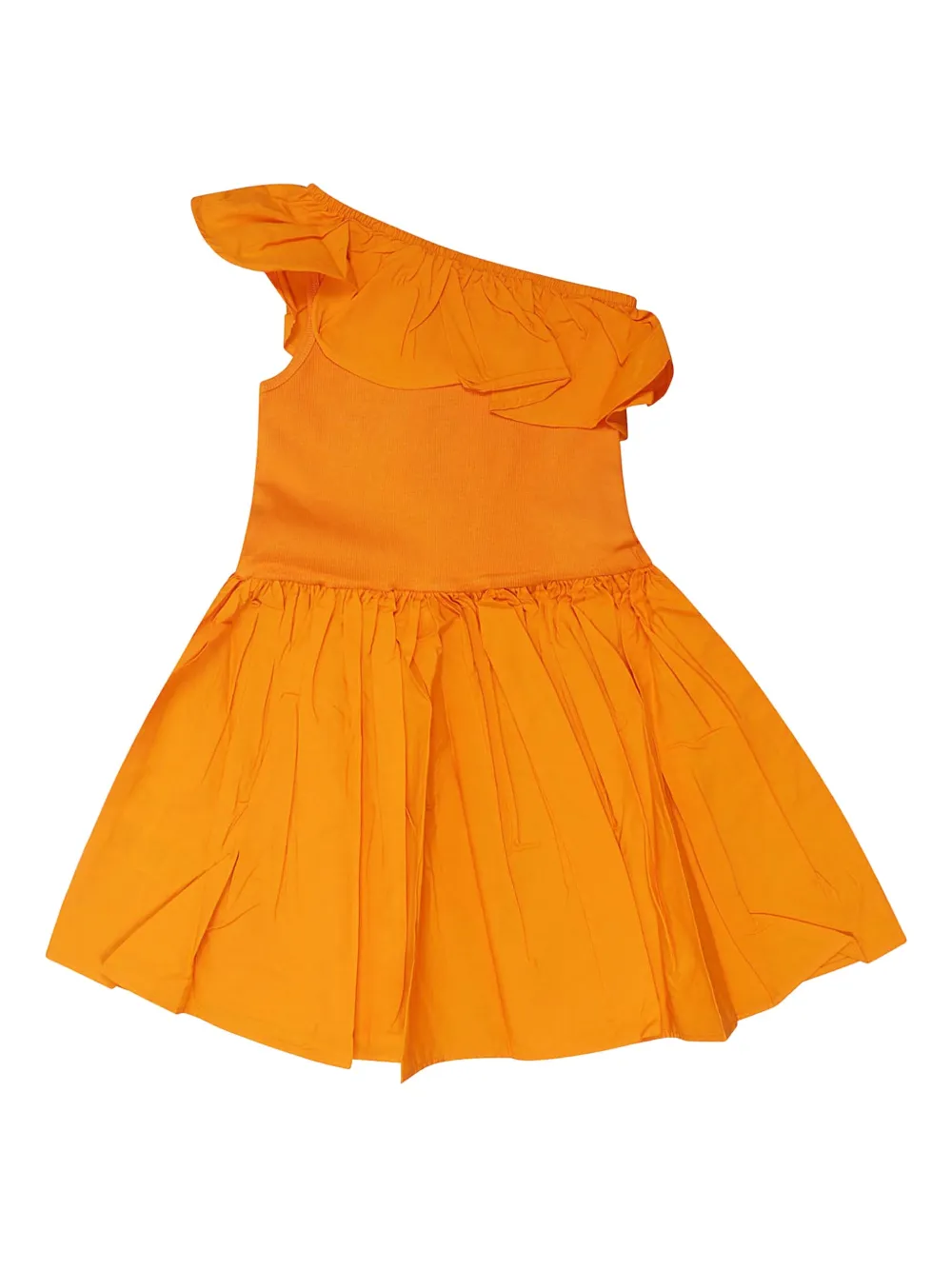 Molo Jurk met ruches en gesmockt detail Oranje