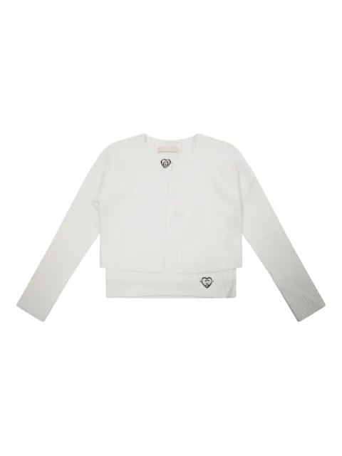 Liu Jo Kids suéter con dije del logo
