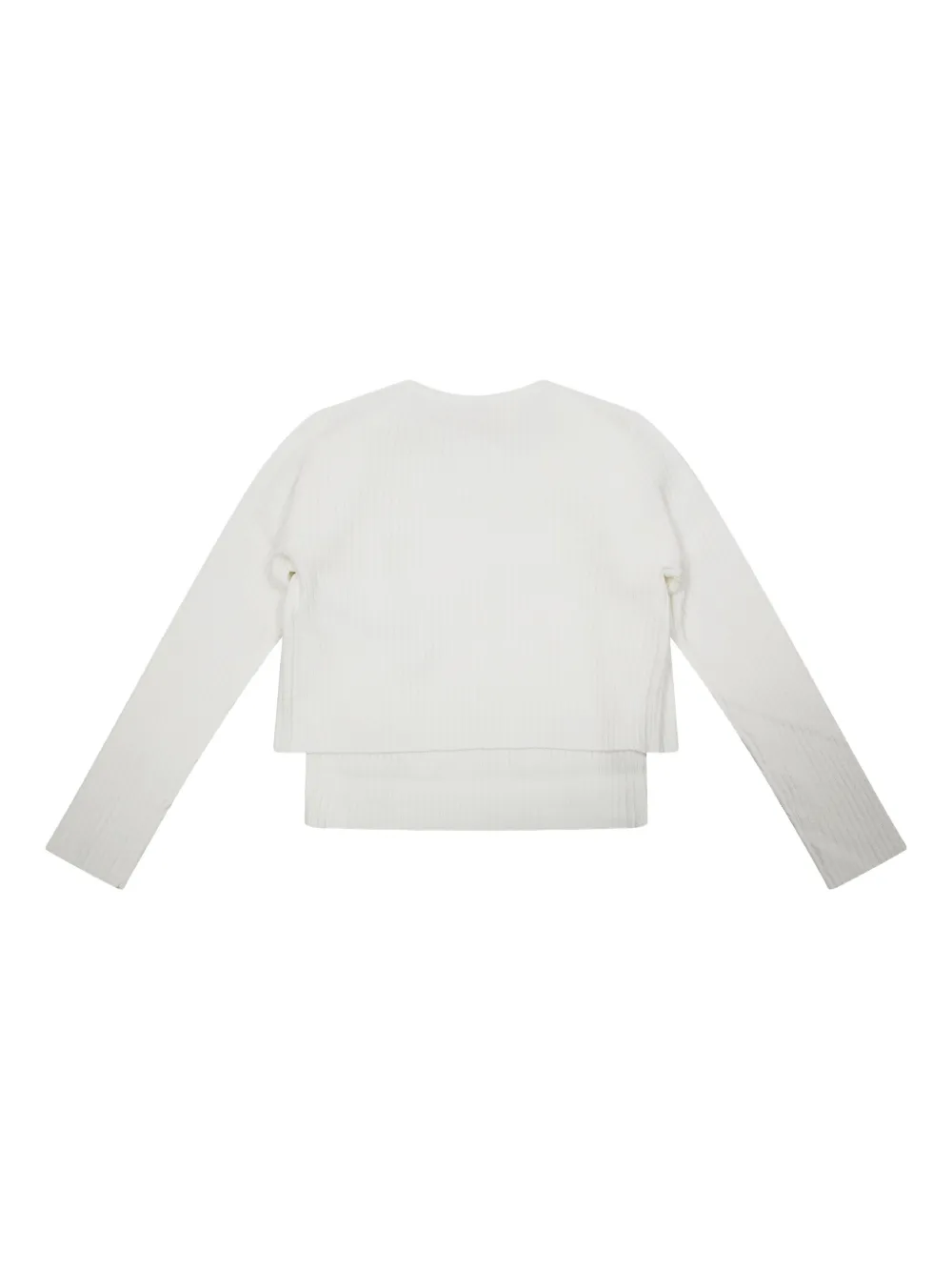 Liu •jo Logo-charm Sweater In White