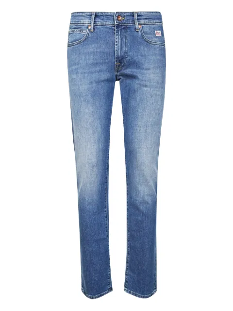 Roy Rogers logo-patch jeans