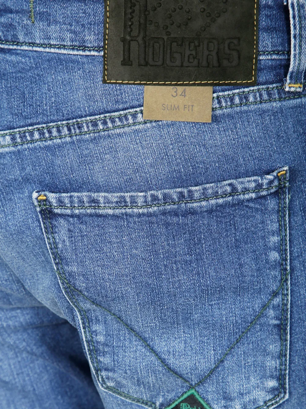 Roy Rogers Jeans met logopatch Blauw