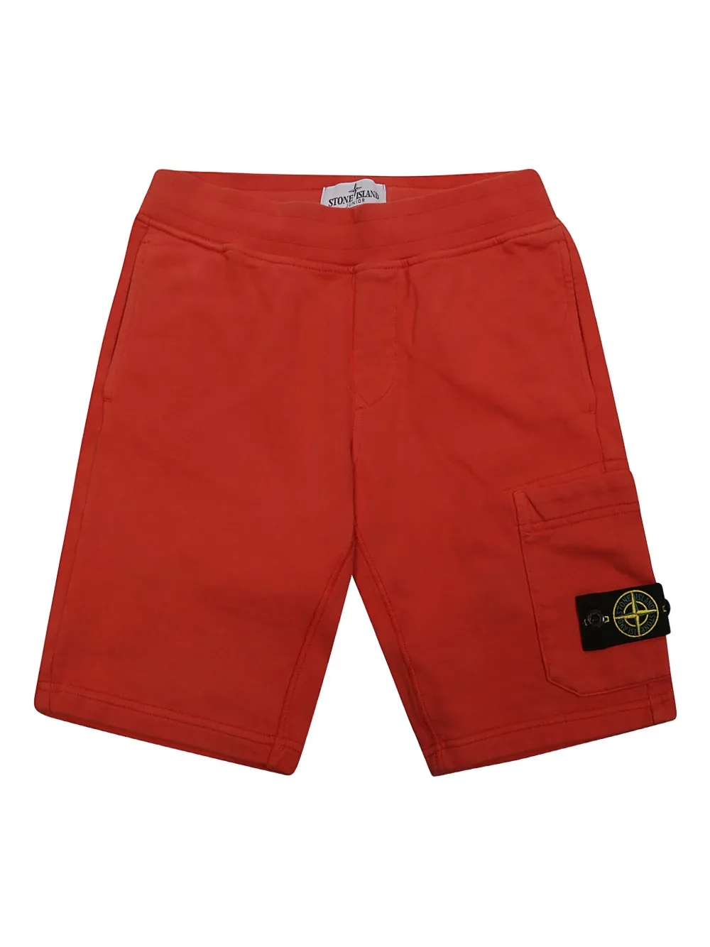 Stone Island Junior patch-pocket bermuda shorts | Red | Image 1