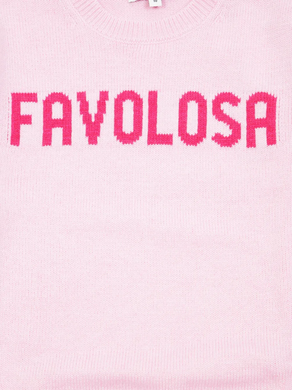 Mc2 Saint Barth Favolosa Crew-neck Sweater In Pink