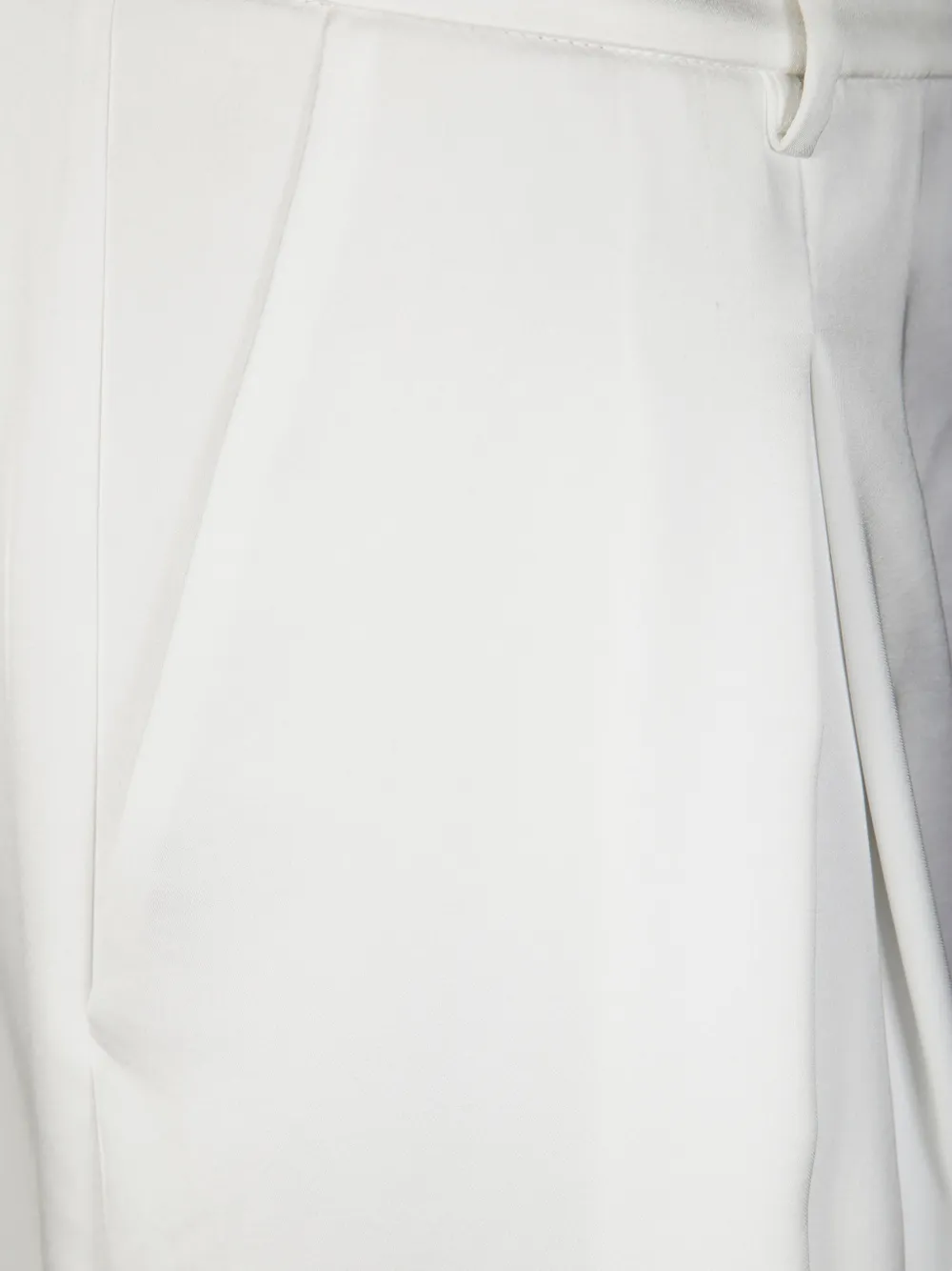 The Andamane Oversized Fit Trousers Belt Loops In White