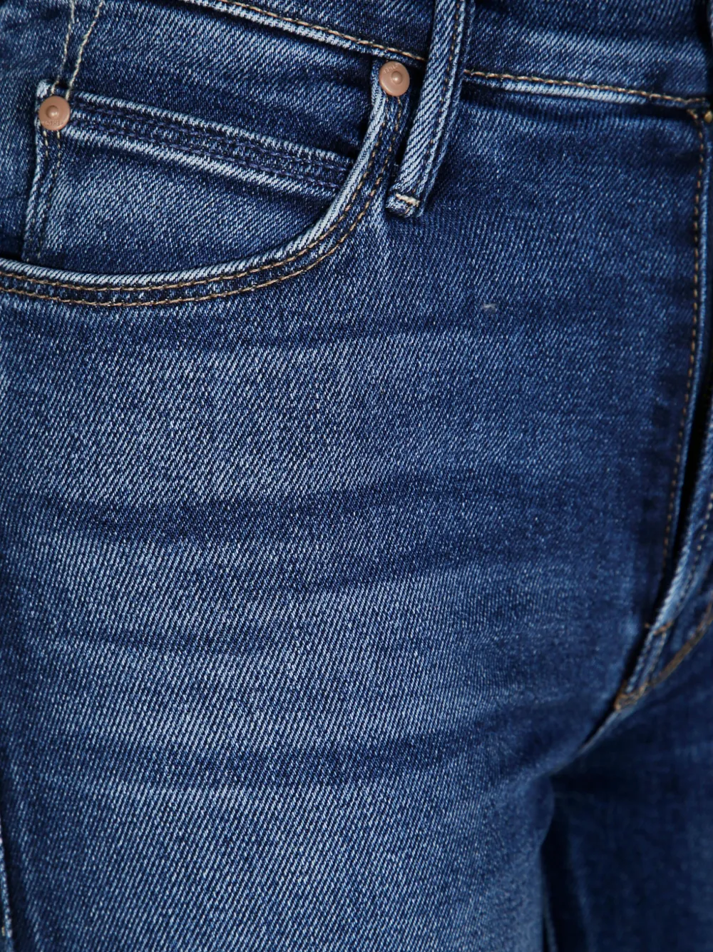 MOTHER Lil Doozy Fray jeans Blauw