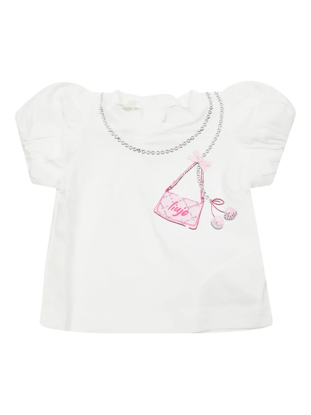 Liu Jo Kids T-shirt con stampa - Bianco