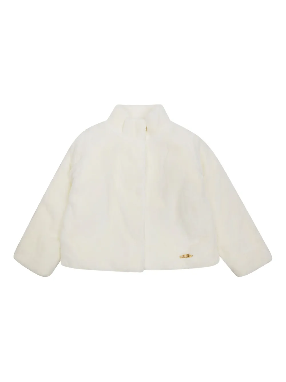 Liu •jo Kids' Faux-fur Jacket In White