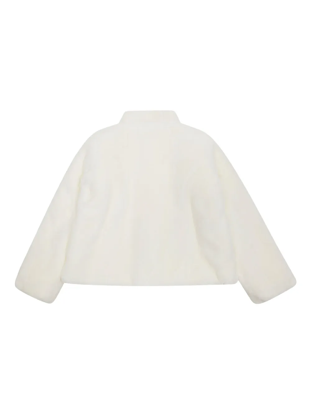 Liu •jo Faux-fur Jacket In White