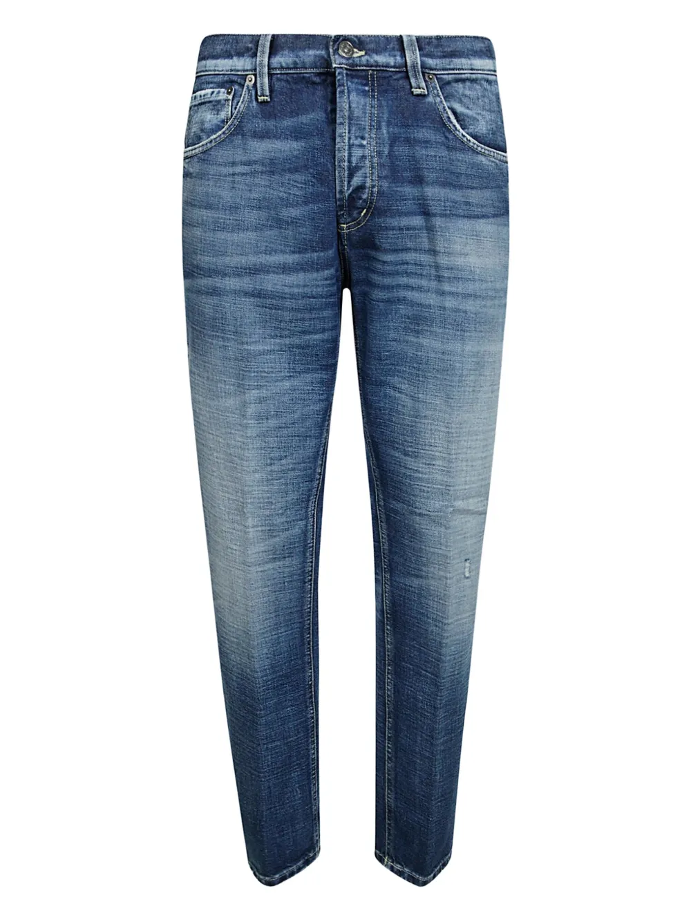 DONDUP Jeans Brighton con effetto vissuto - Blu