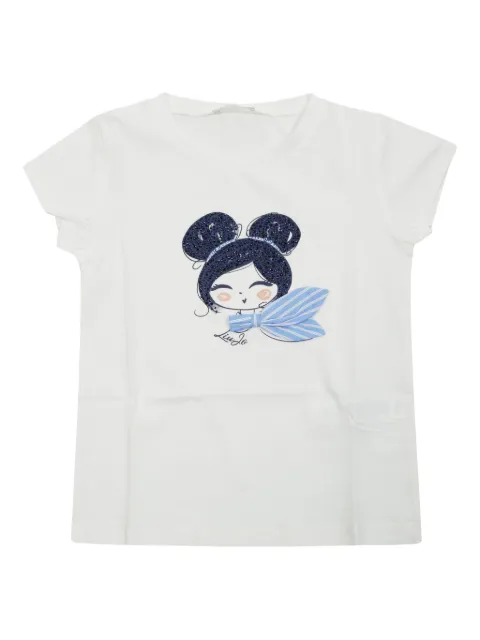 Liu Jo Kids playera con apliques