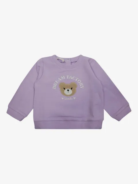 Liu Jo Kids teddy appliqué t-shirt