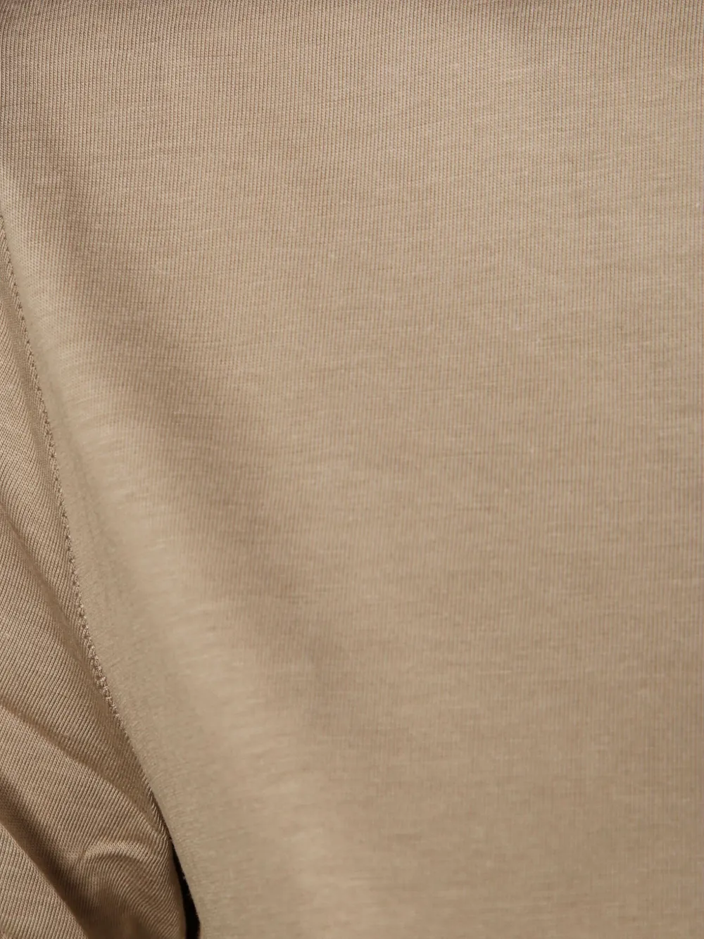 Majestic Filatures T-shirt met ronde hals en korte mouwen Beige