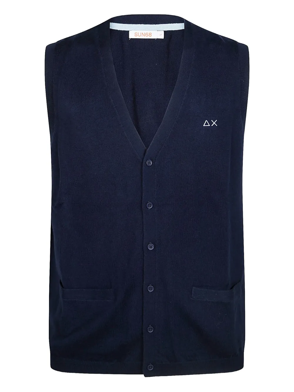 Sun68 button solid cardigan | Blue | Image 1