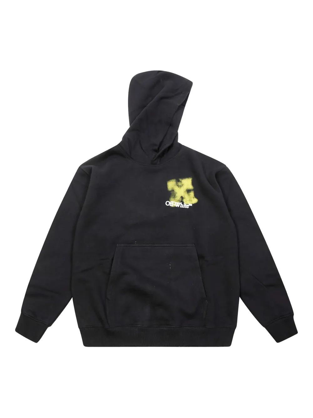 Off-White Kids arrow-spray hoodie - Nero