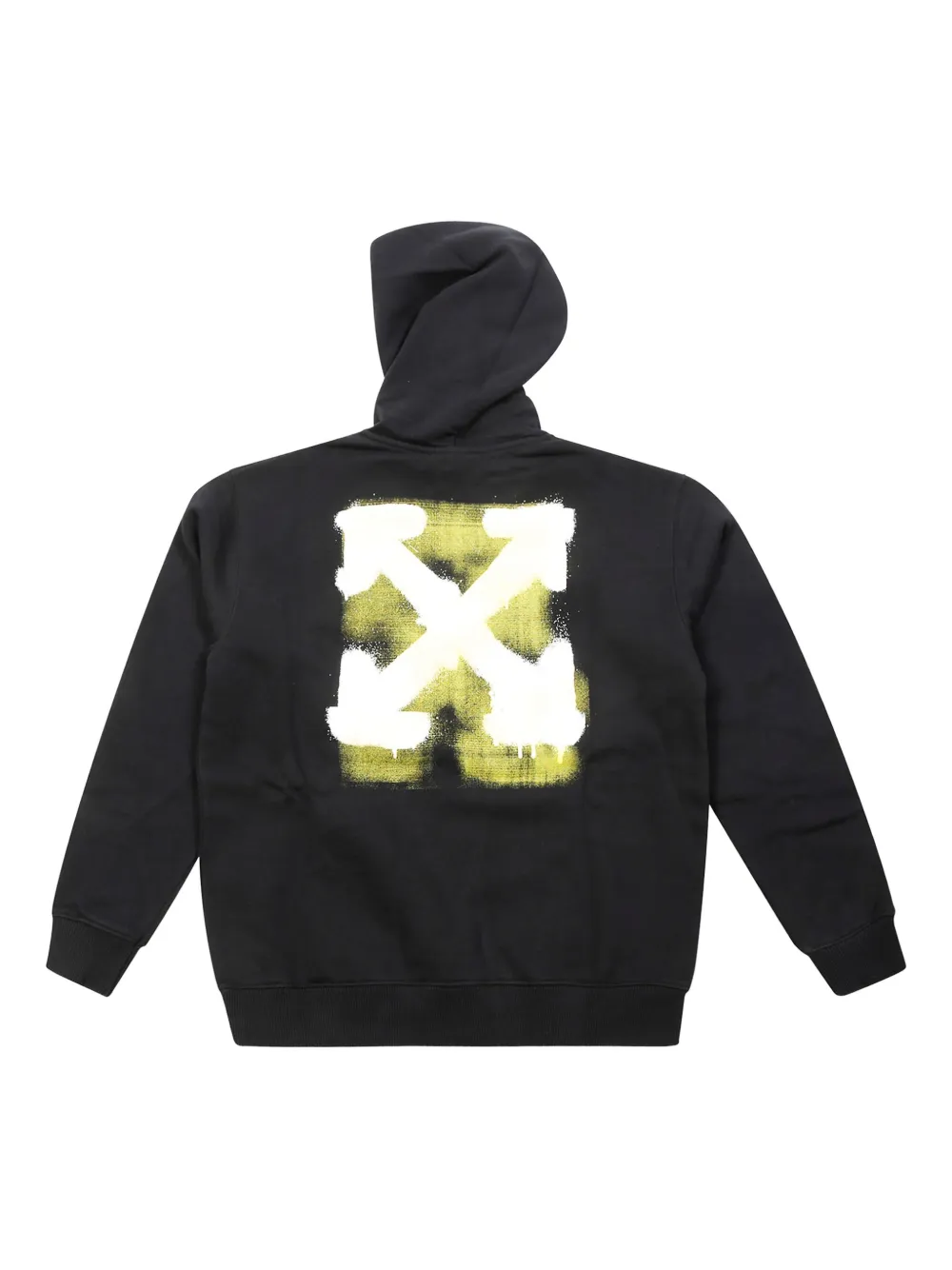 Off-White Kids Hoodie met Arrow-spray Zwart