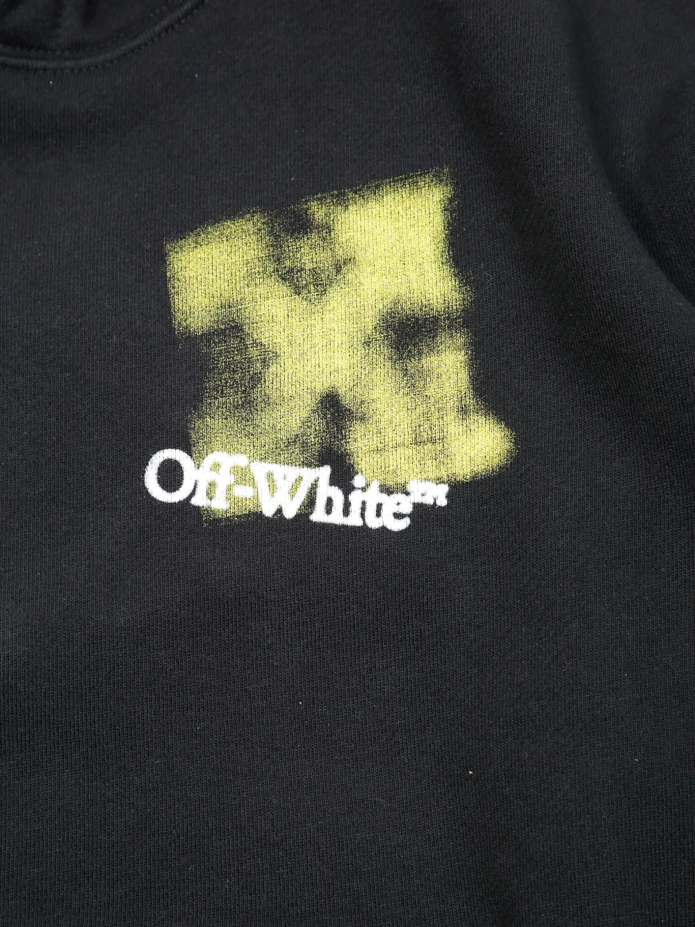 Off-White Kids Hoodie met Arrow-spray Zwart