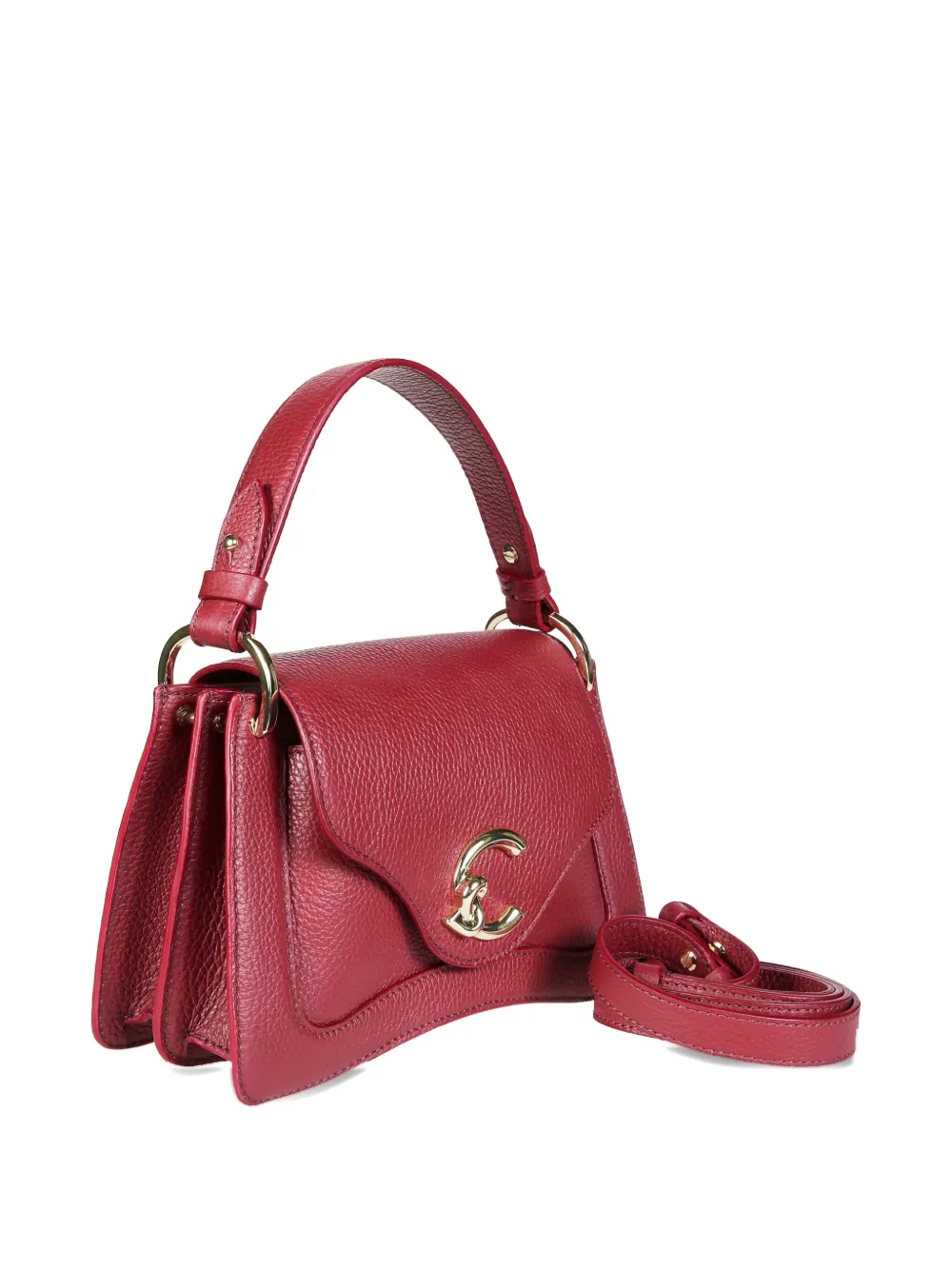 Coccinelle Red Leather Women Handbag In Red