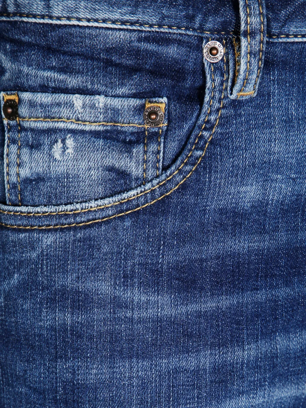 DSQUARED2 Jeans met vijf zakken Blauw