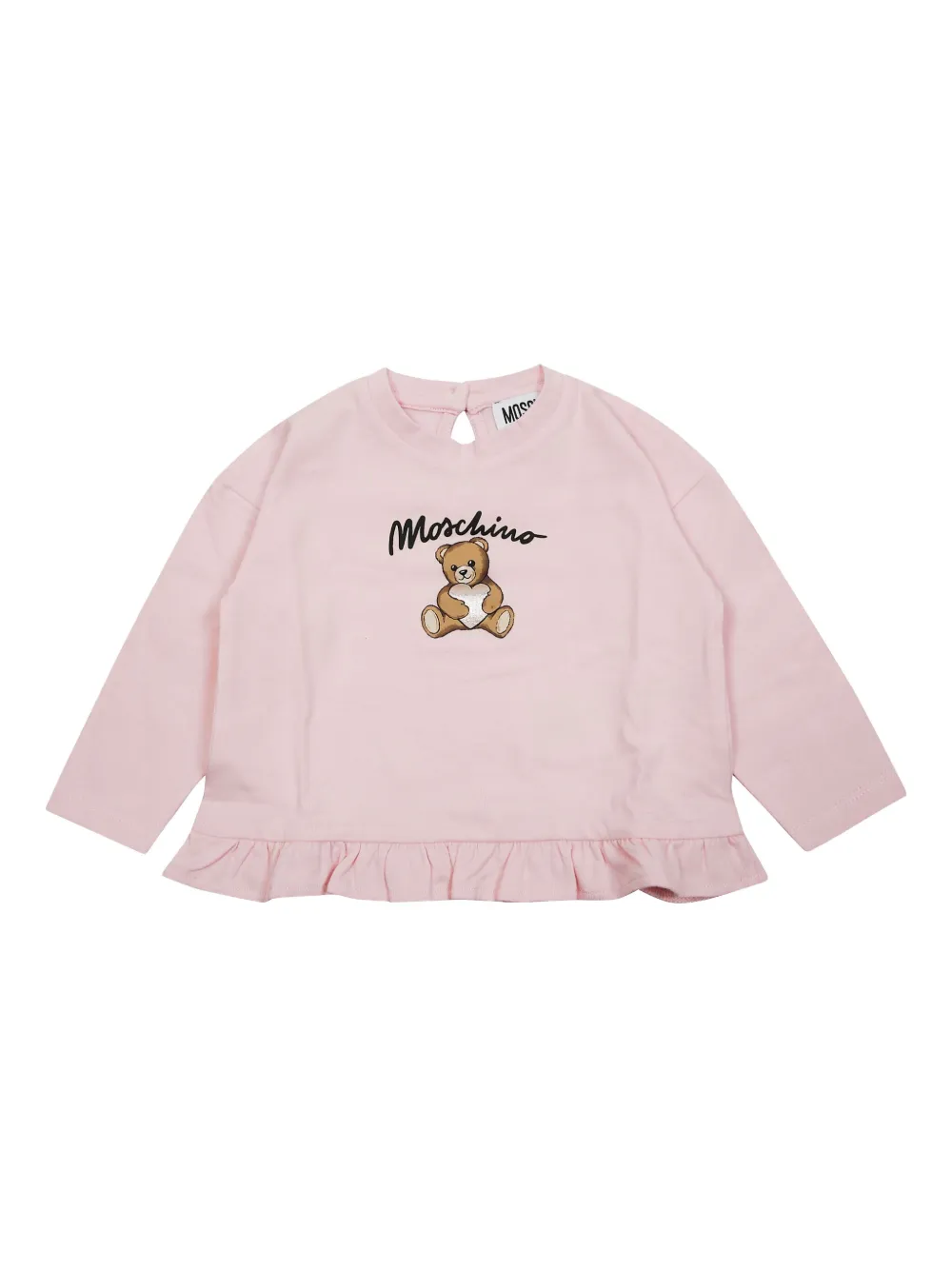 Moschino Kids sudadera con volantes | rosado | Image 1