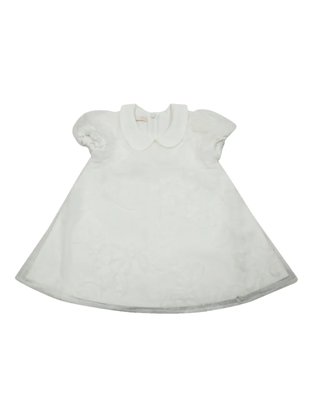 Liu Jo Kids ピーターパンカラー ワンピース - ホワイト Liu Jo Kids ピーターパンカラー ワンピース - ホワイト