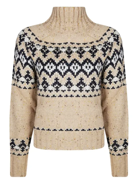 MC2 Saint Barth Myra fair isle turtleneck sweater