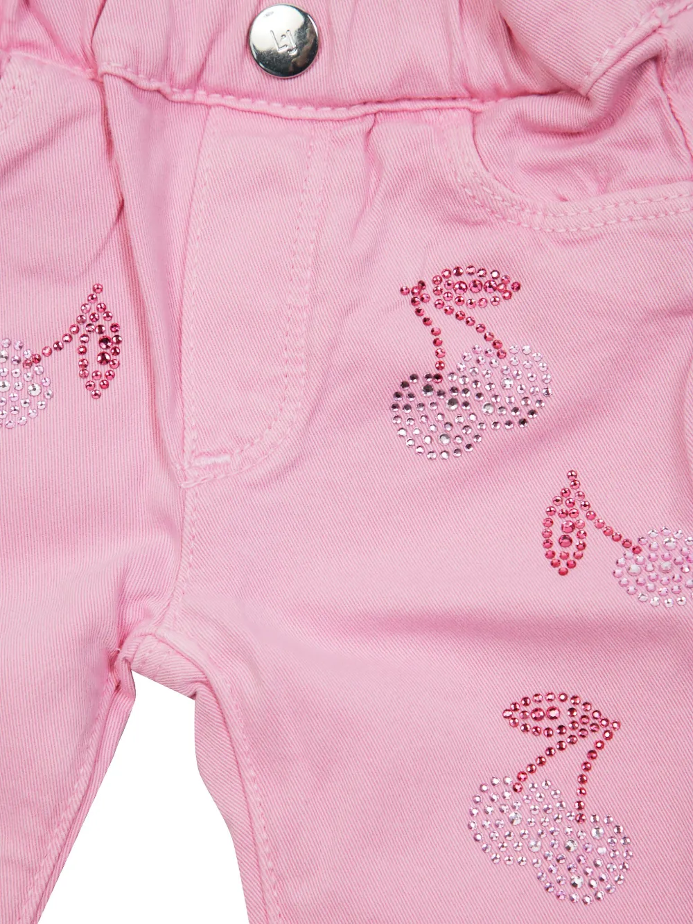 Liu Jo Kids Jeans met stras Roze