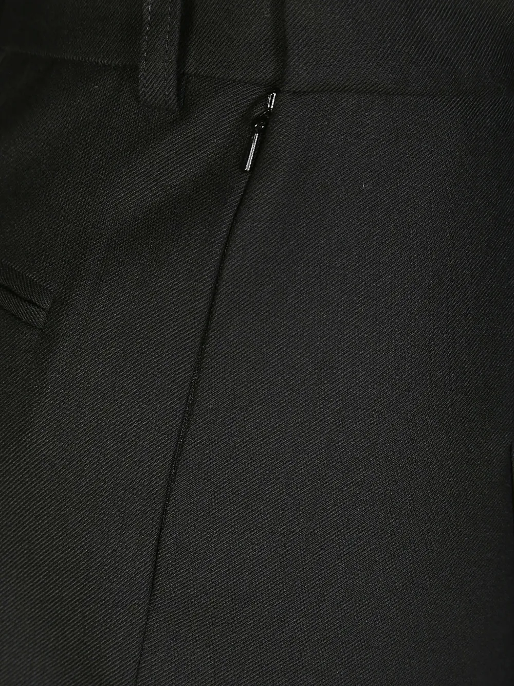 Victoria Beckham Pleated Tailored Trousers In Black