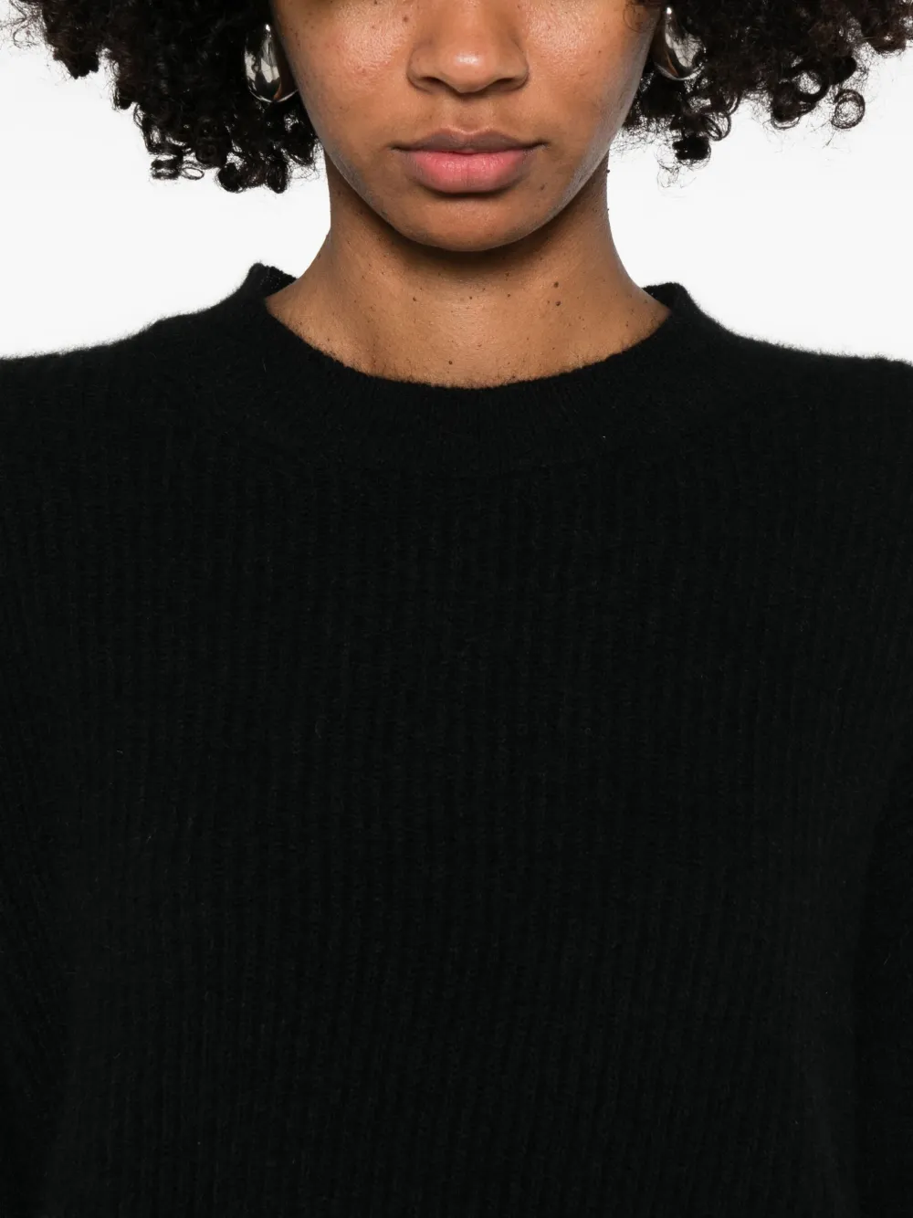 Uma Wang Crew Neck Sweater In Black