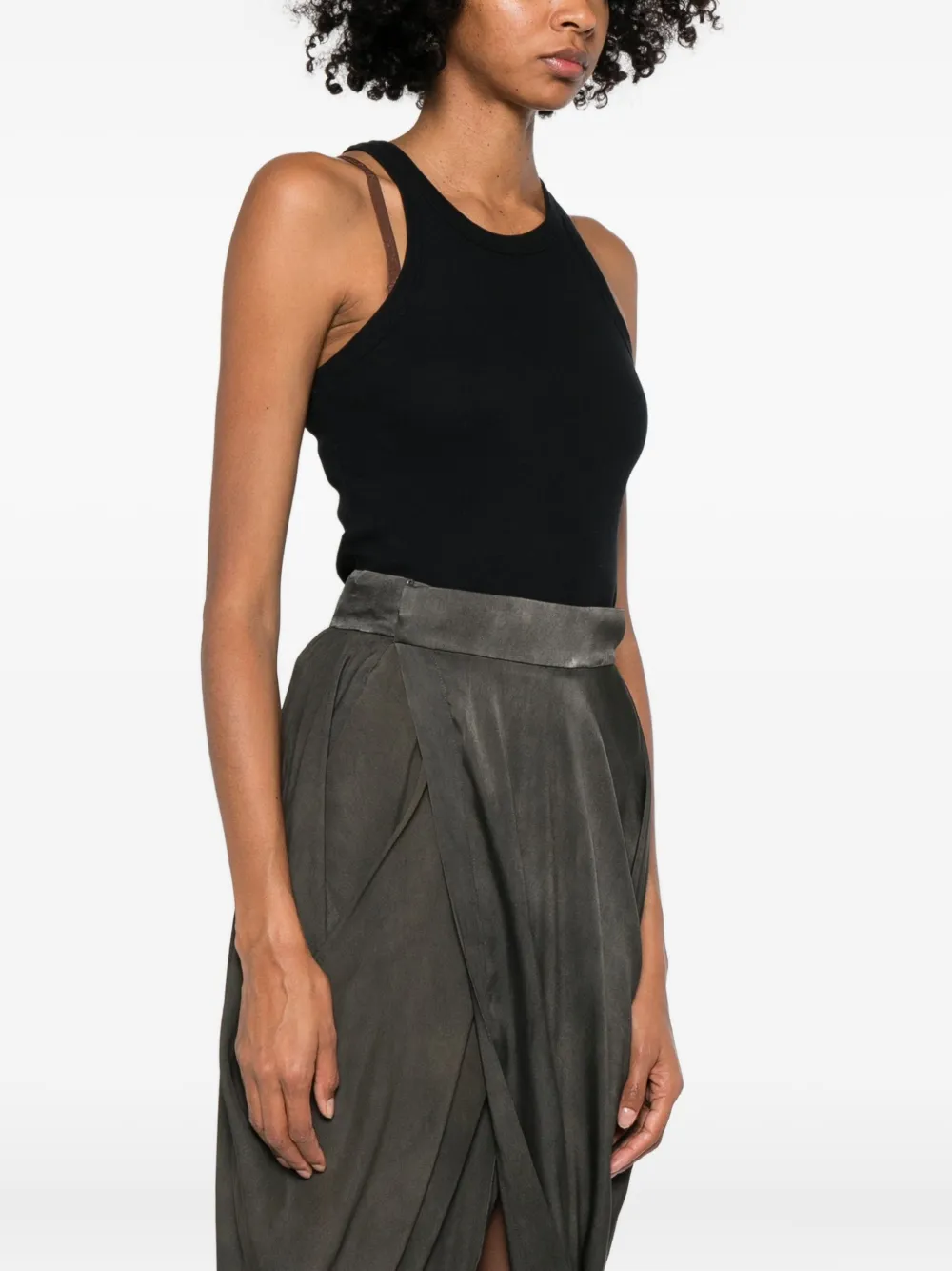 Uma Wang Asymmetric Skirt In Black