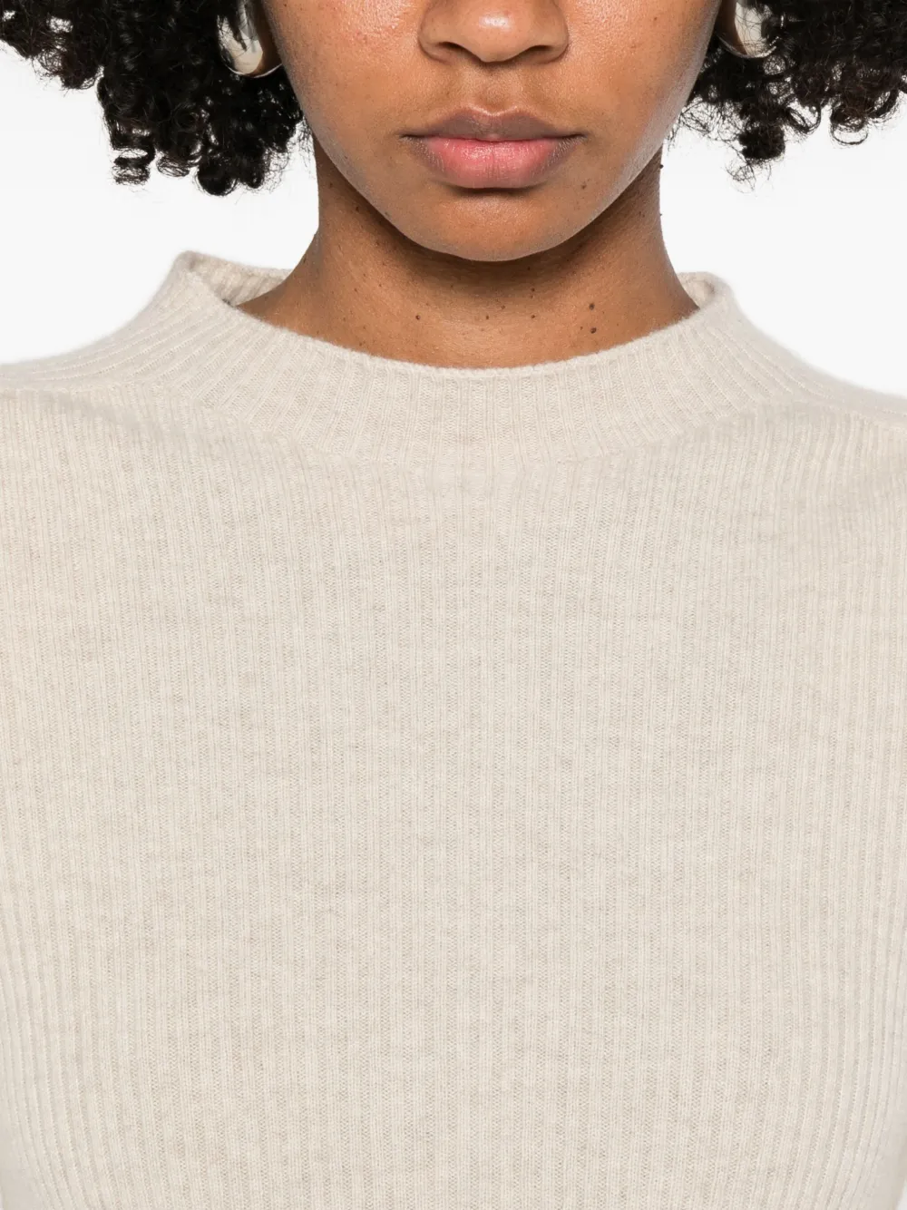 Uma Wang Mock-neck Sweater In Gold