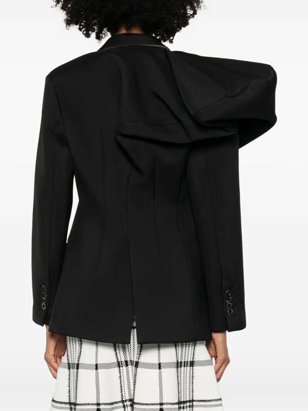 Uma Wang Single-breasted Blazer In Black