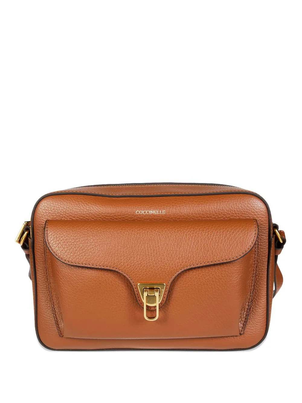 Coccinelle Flap Beat Soft L cross body bag | Brown | Image 1