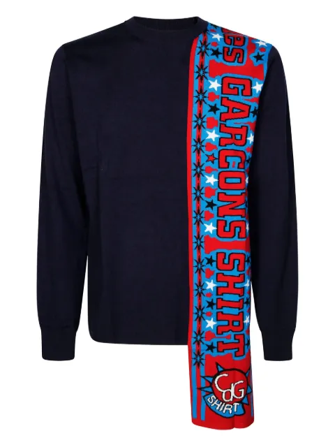 Comme Des Garçons Shirt logo-detail sweater