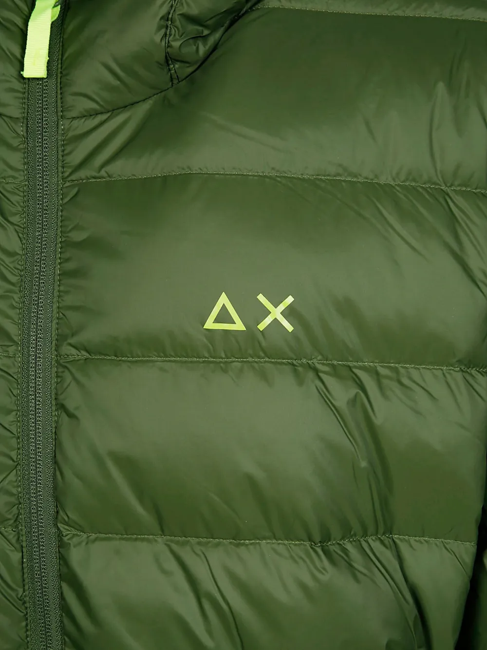 Sun68 Donsjack met capuchon Groen