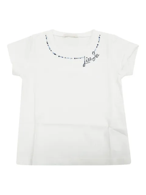 Liu Jo Kids playera con cuello redondo