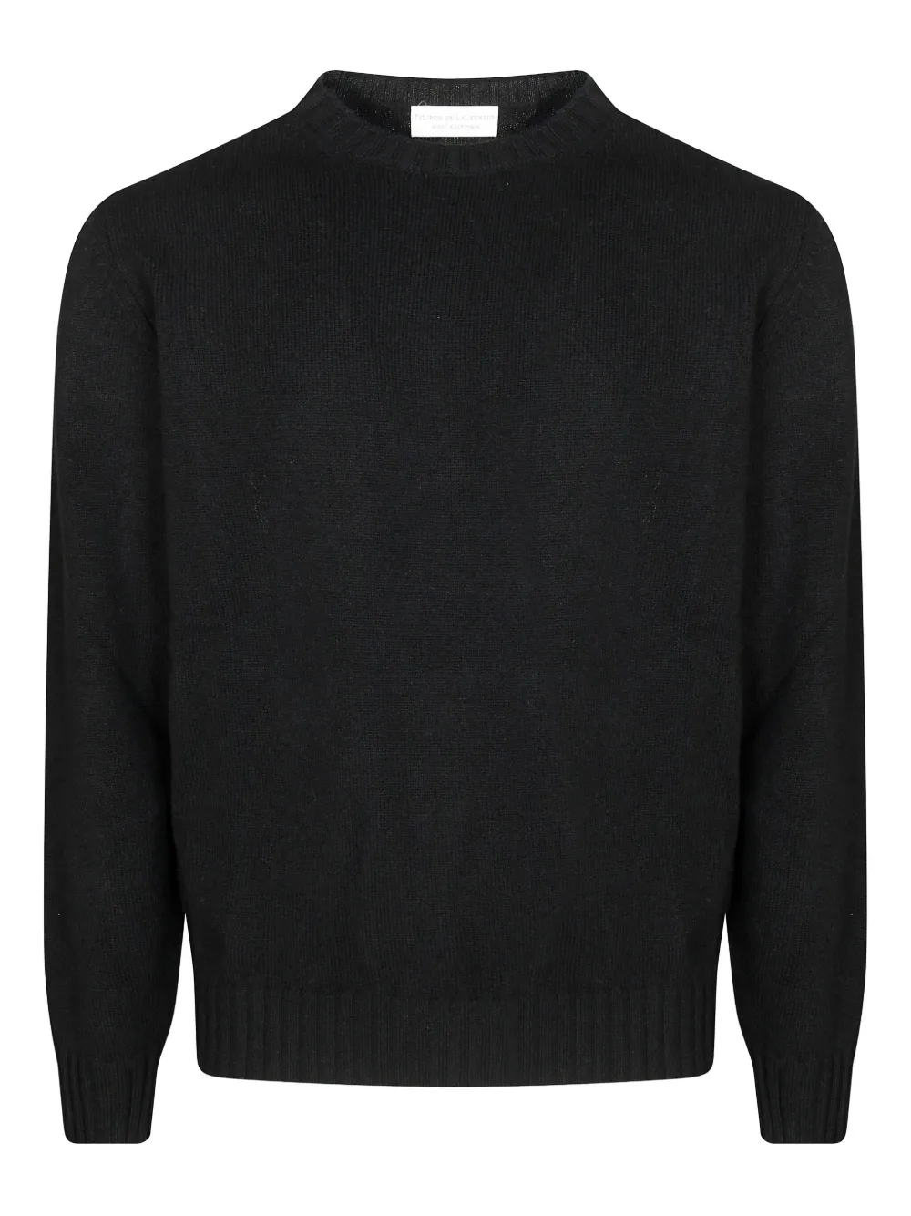 Filippo De Laurentiis Crew-neck Sweater In Black