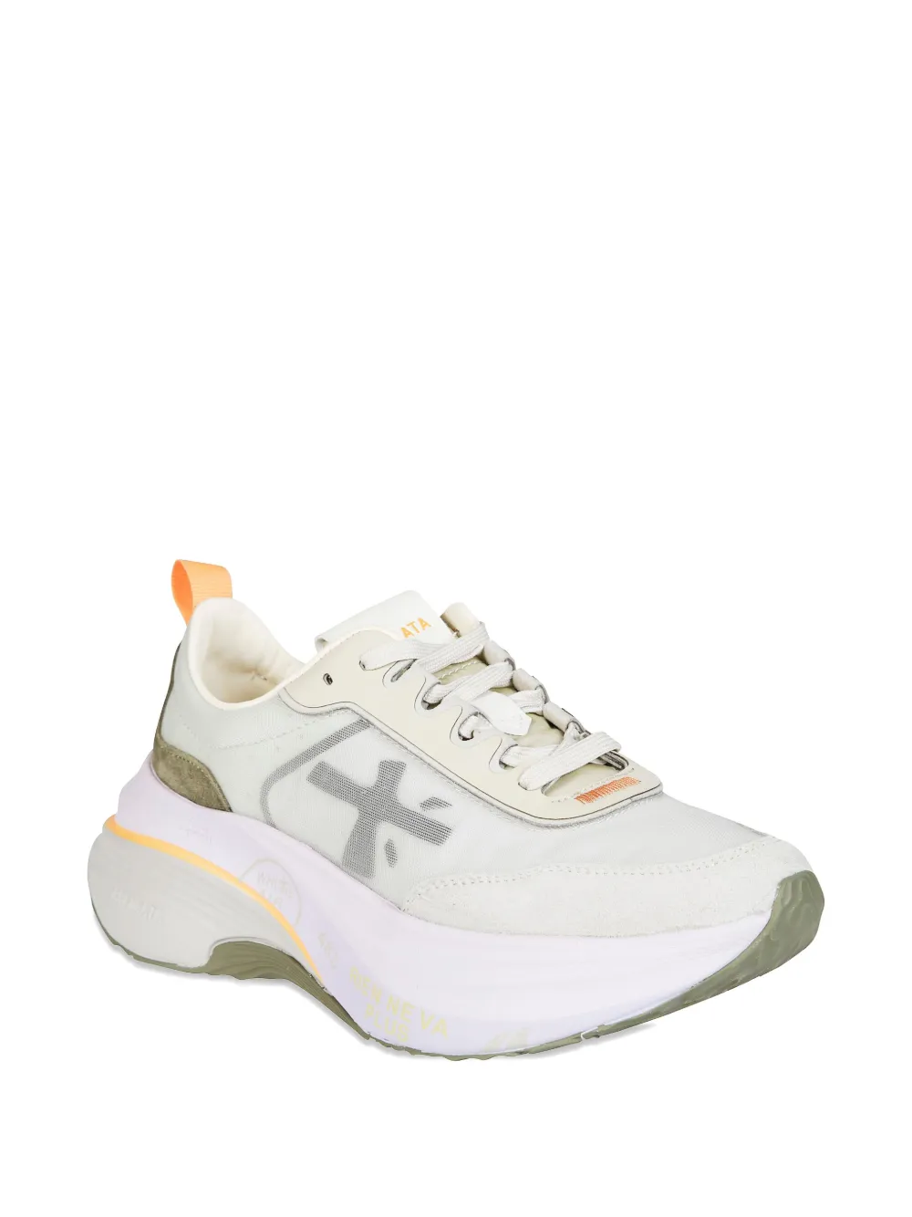 Premiata Hill 7857 sneakers met applicatie Beige