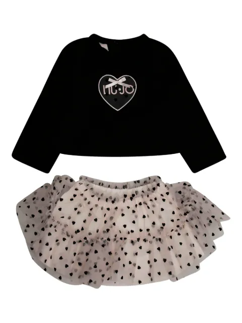 Liu Jo Kids set de falda y top manga larga