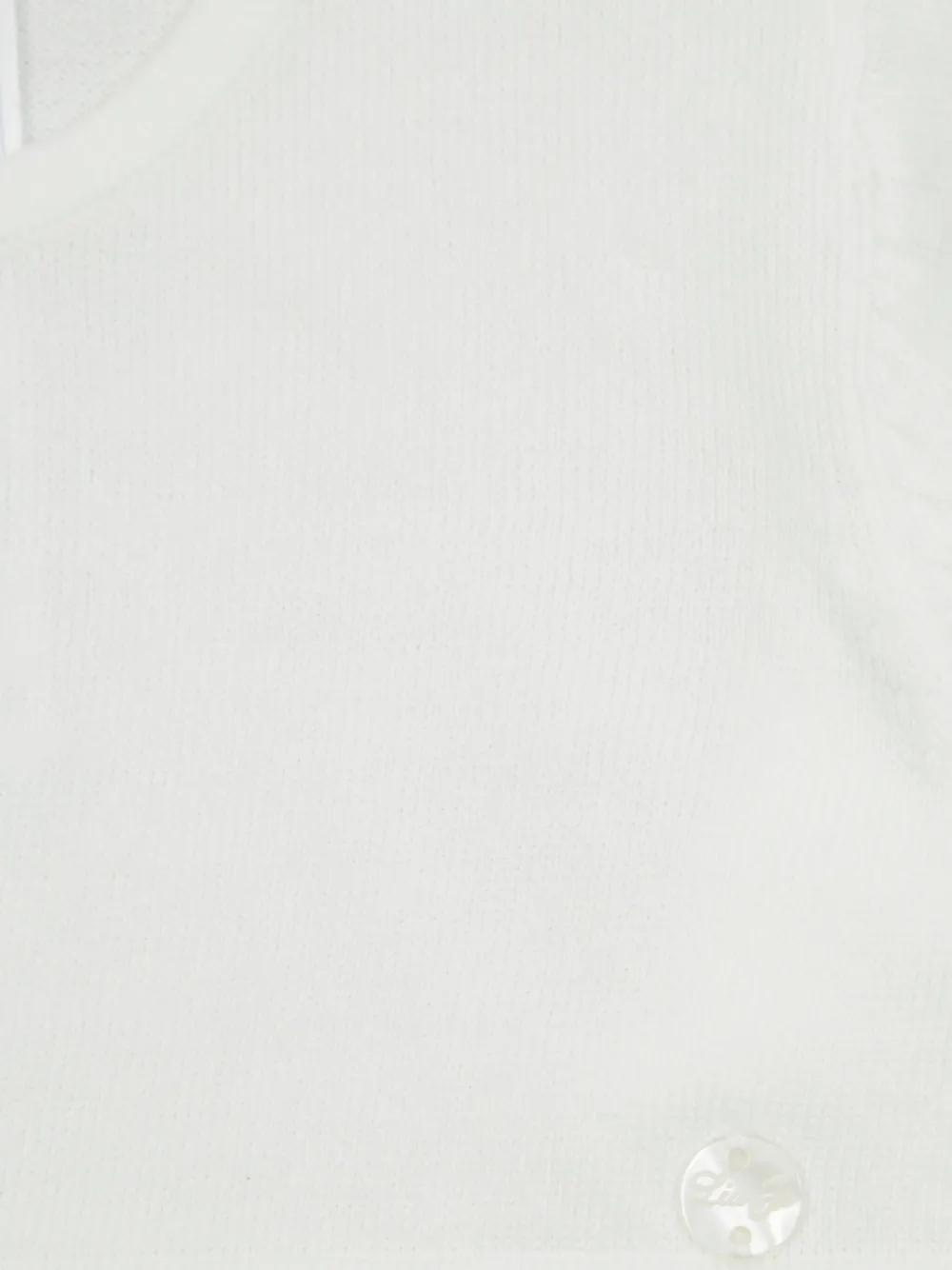 Liu Jo Kids Vest met ruches en lange mouwen Wit