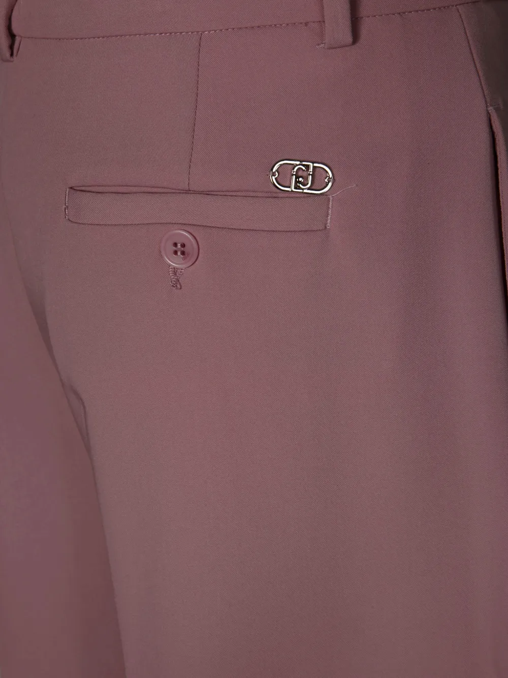 LIU JO Plooibroek met logodetail Roze