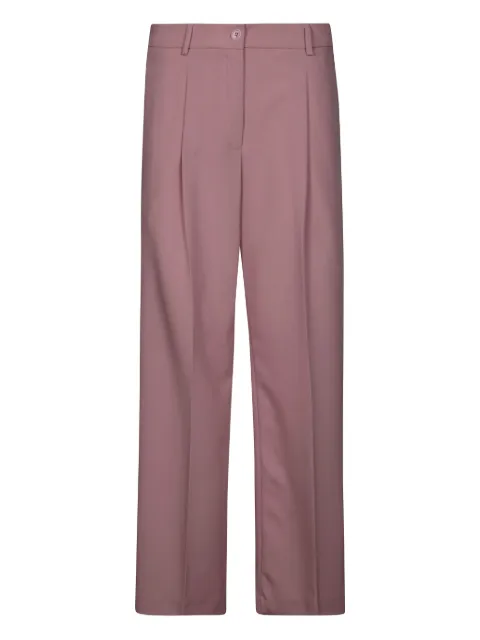 LIU JO logo-detail pleated trousers