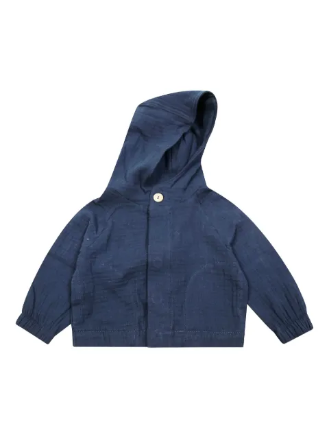 LALALU buttoned hooded jacket