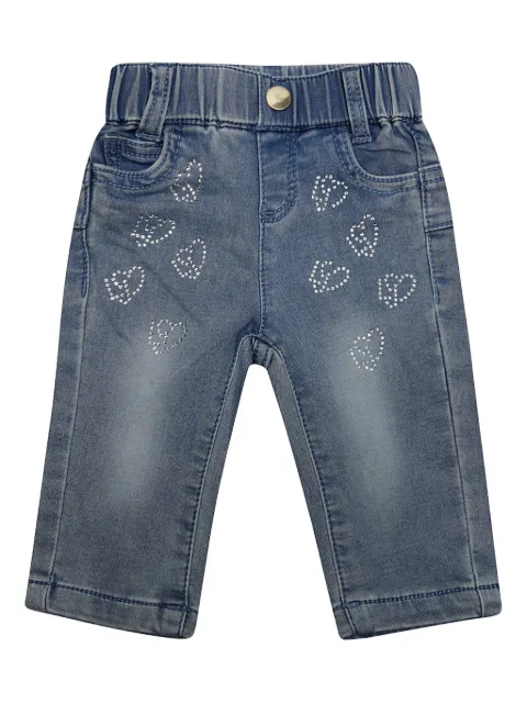 Liu Jo Kids pantalones Ricami con motivo de corazón
