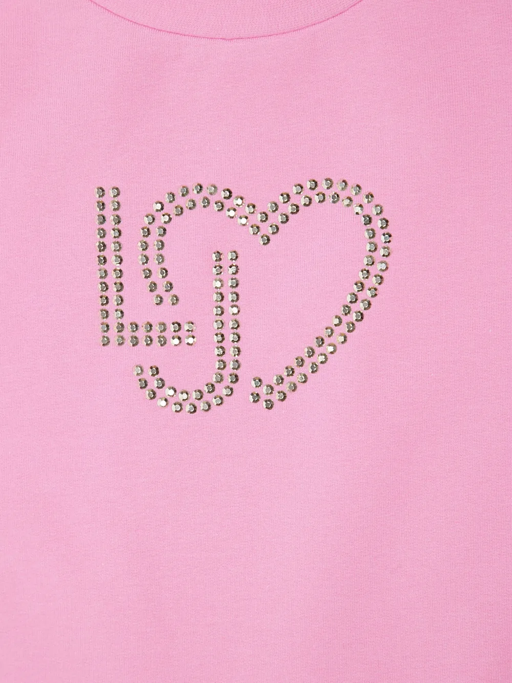 Liu Jo Kids Sweaterjurk met hartprint Roze