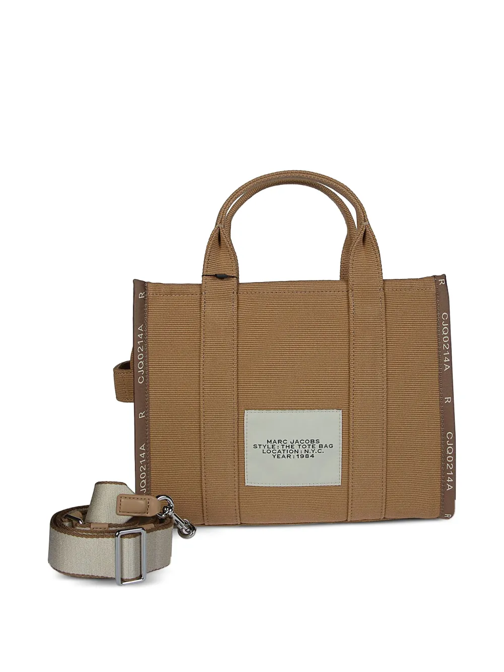 Marc Jacobs Medium The Jacquard Tote Bag In Brown